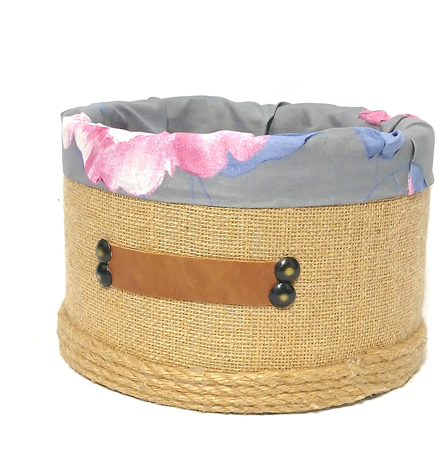 jute cosmetic organizer